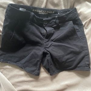 American Eagle Outfitters Black Cotton Shorts